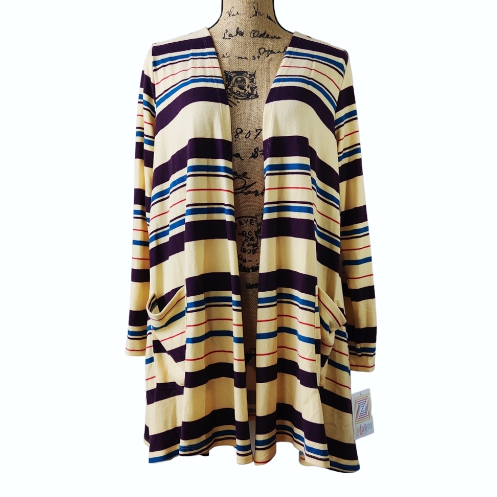 LuLaRoe Striped Cardigan